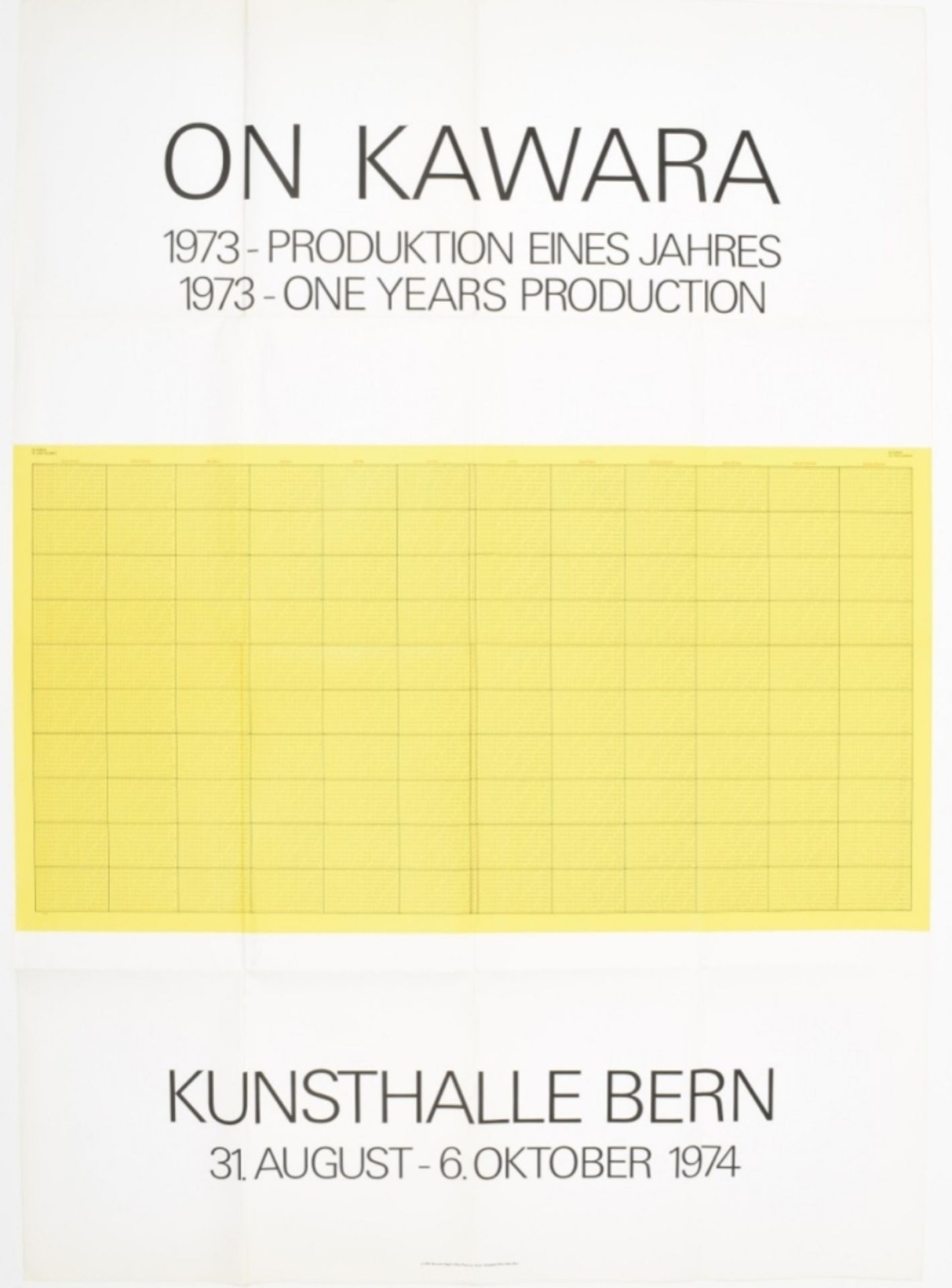 On Kawara posters