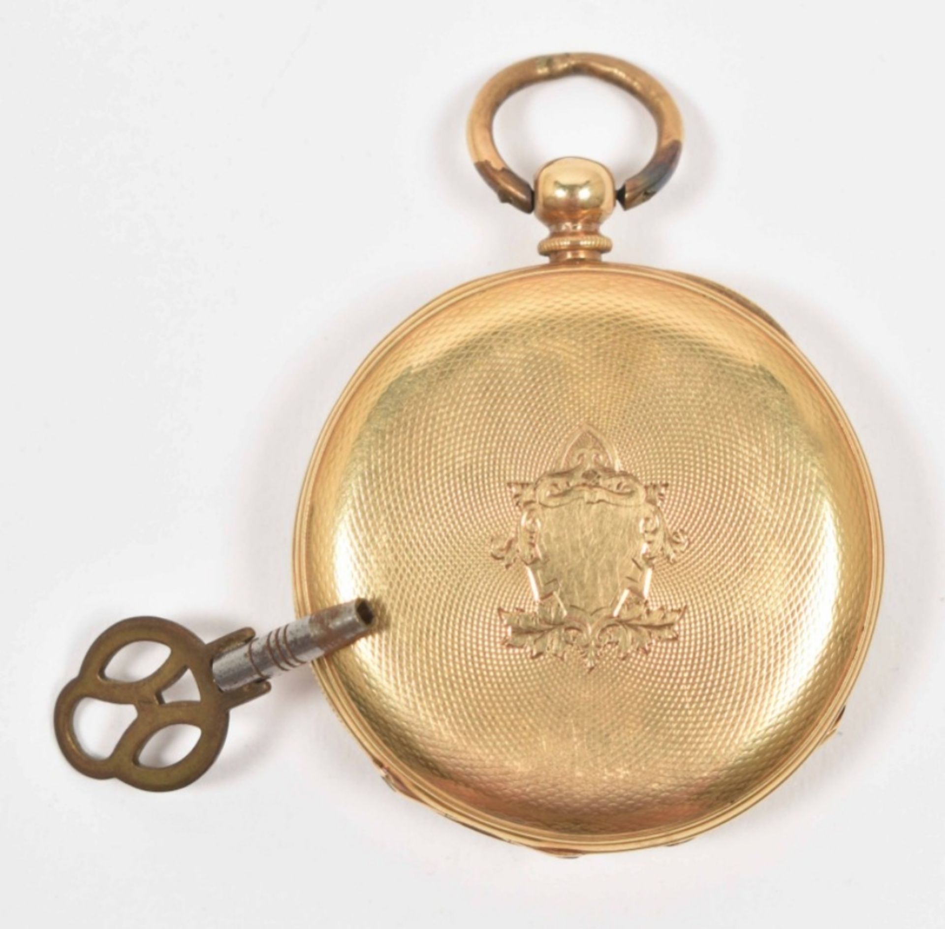 Gold pocket watch - Image 4 of 9