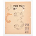 Ulises Carrion, Other Books and So sales catalogue No.3 winter 1976/77
