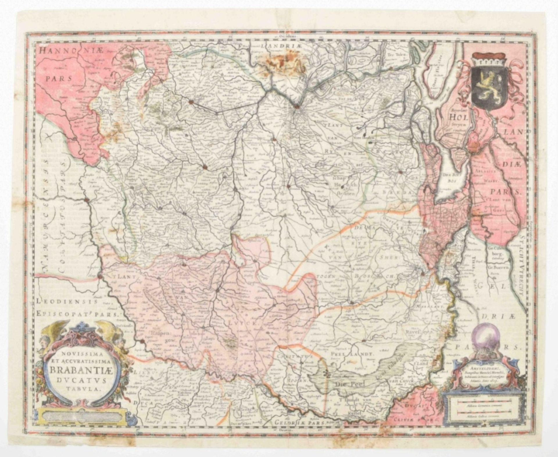 Ten maps: Brabantiae Ducatus in suas Praefecturas - Image 5 of 9
