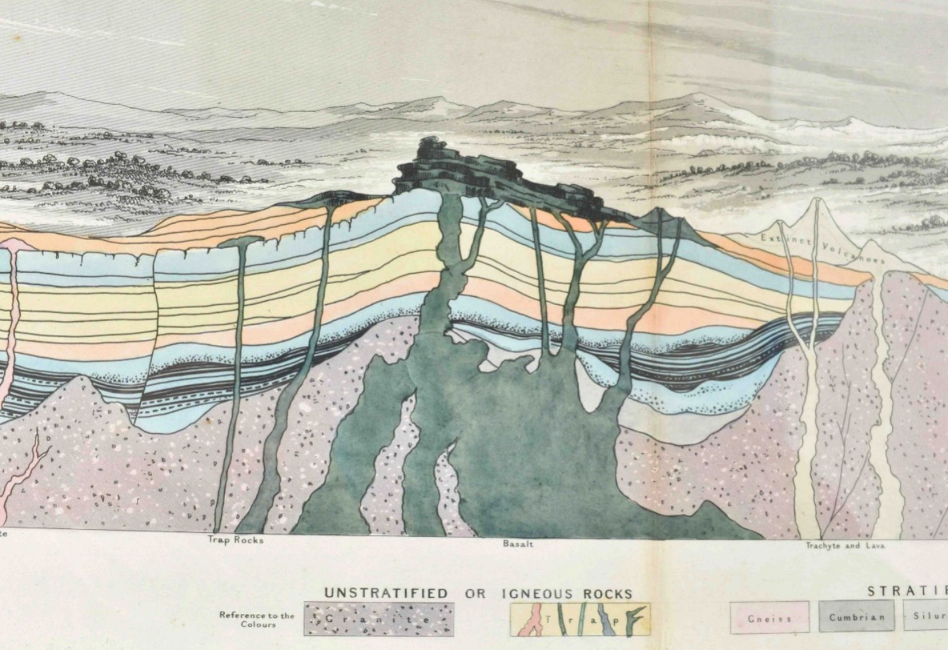 Section of the Earth's Crust, on a large scale - Image 4 of 6