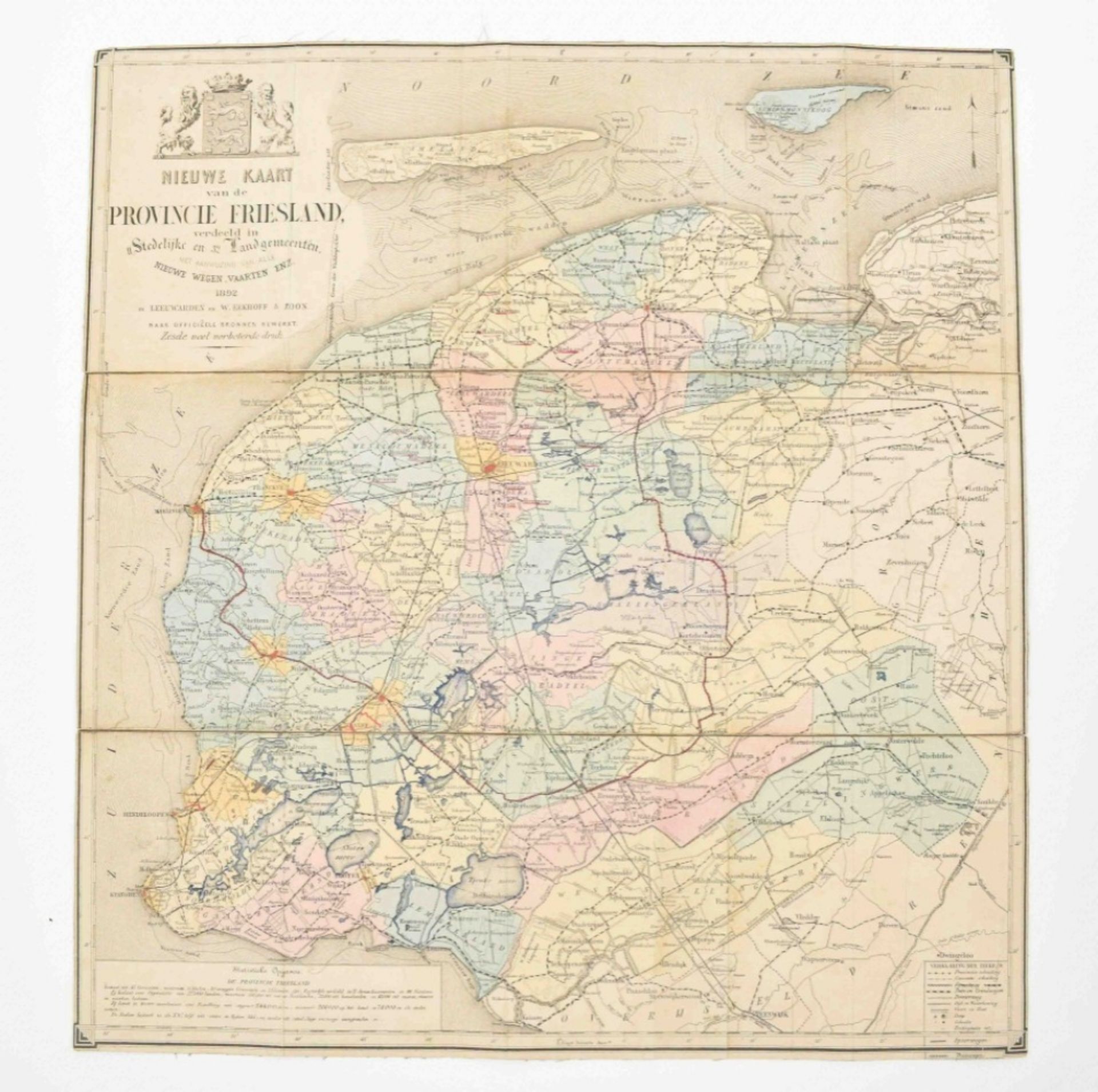 Collection of 26 Friesland regional maps - Image 5 of 10