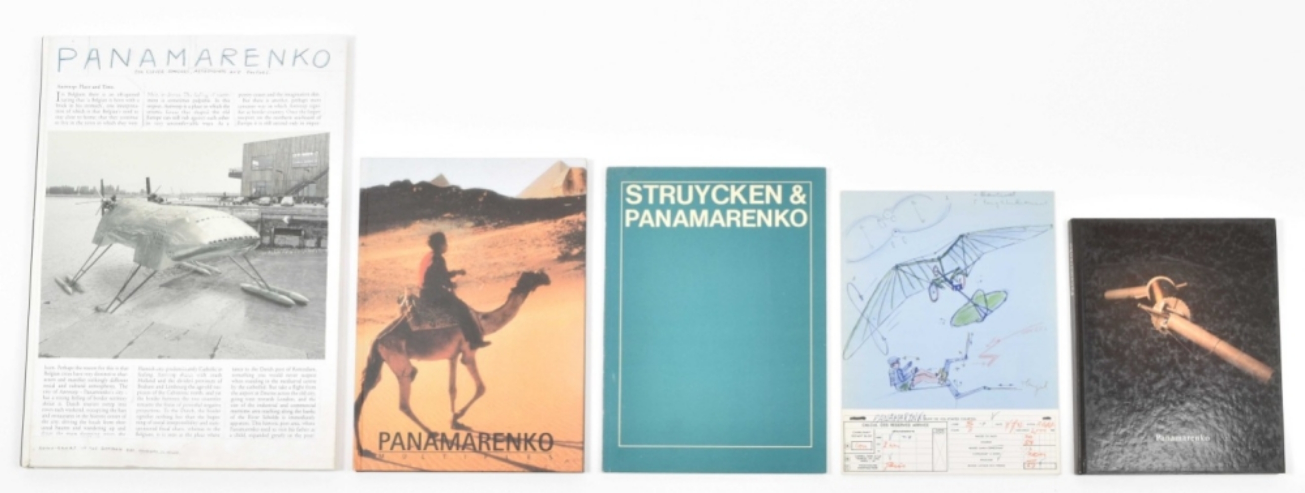 Panamarenko, lot of 5 