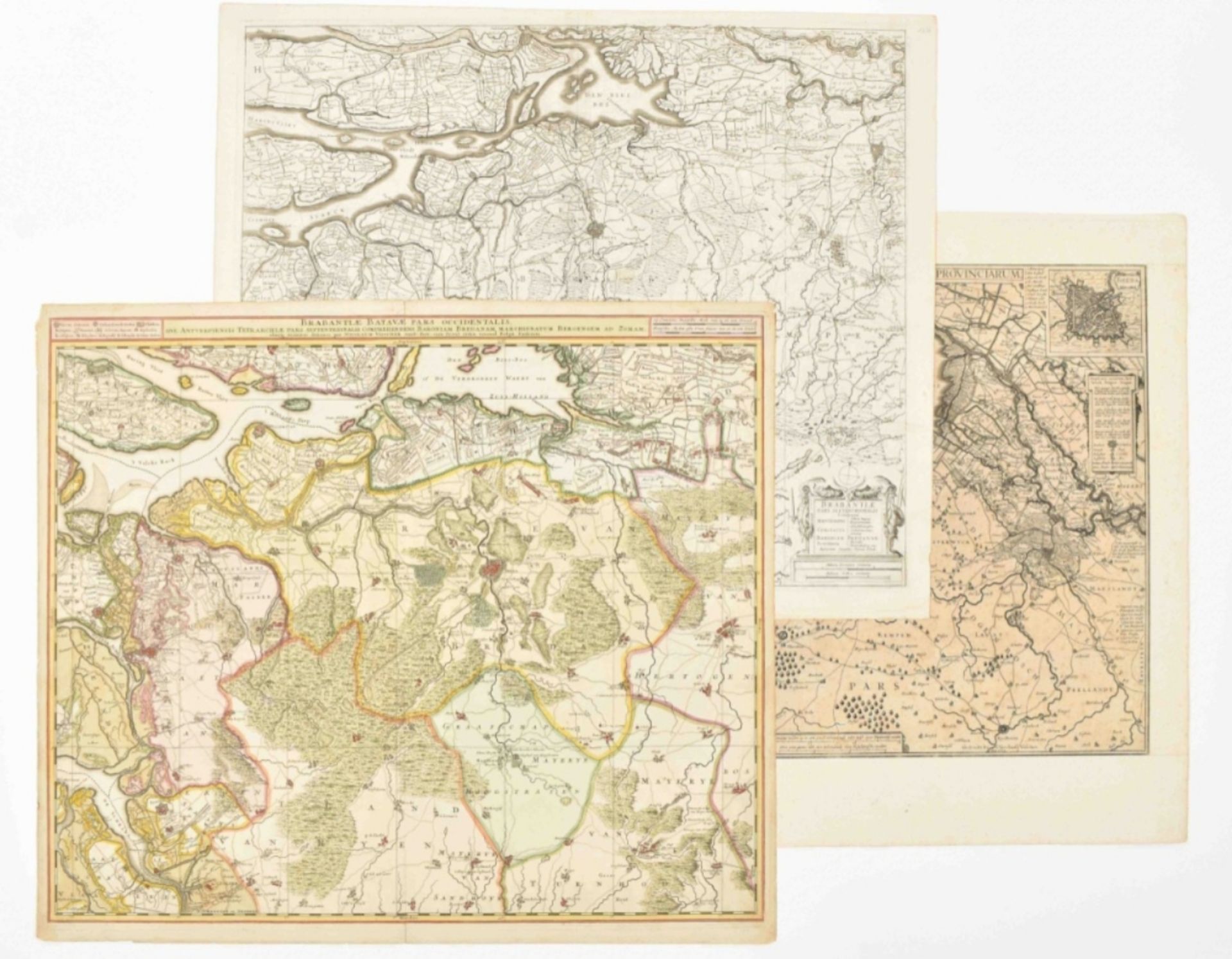 Three maps: Brabantiae pars septentrionalis