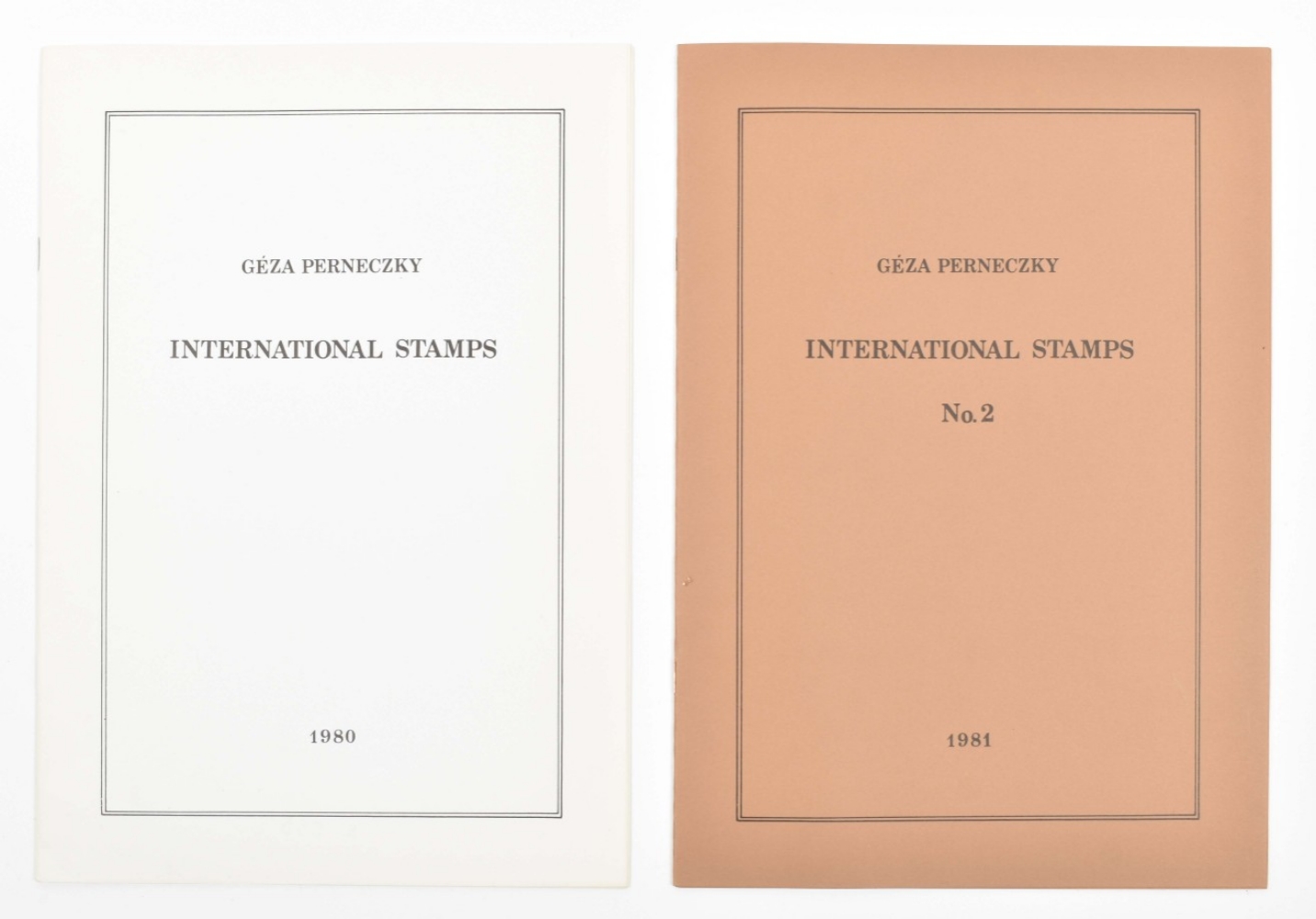 Geza Perneczky, Post Infinite and International Stamps No.1 and No.2 - Image 4 of 10