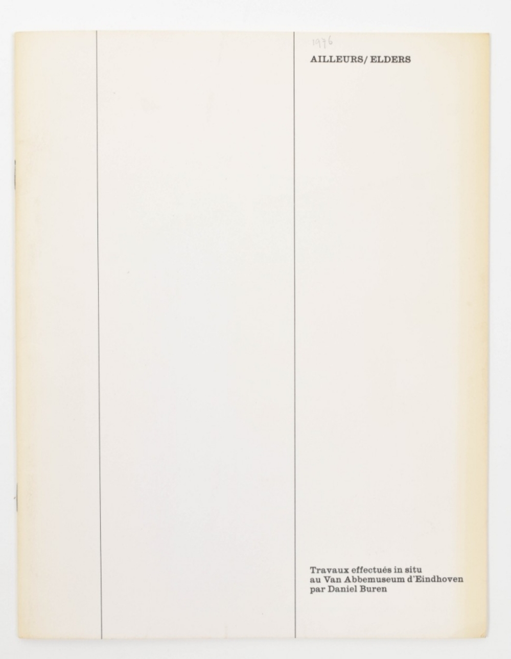 Three titles by Daniel Buren and some ephemera - Image 5 of 7