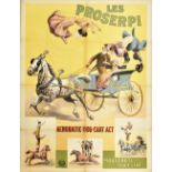 Les Proserpi. Acrobatic dog-cart act