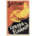 [War theatre. Sarrasani] Europa in Flammen