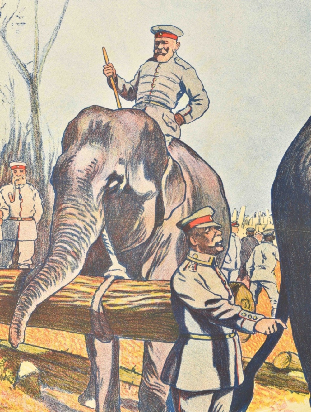 [Elephants. Hagenbeck] "Military elephants" - Image 5 of 6