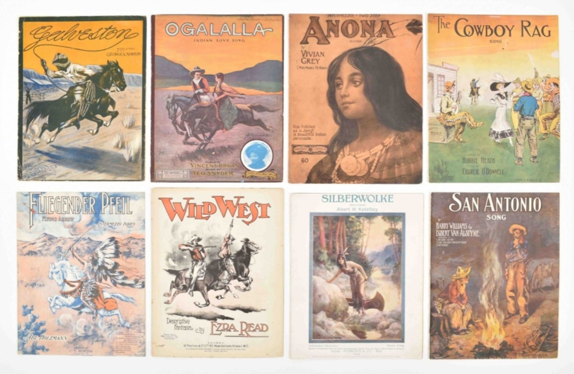 Collection of Americana sheet music
