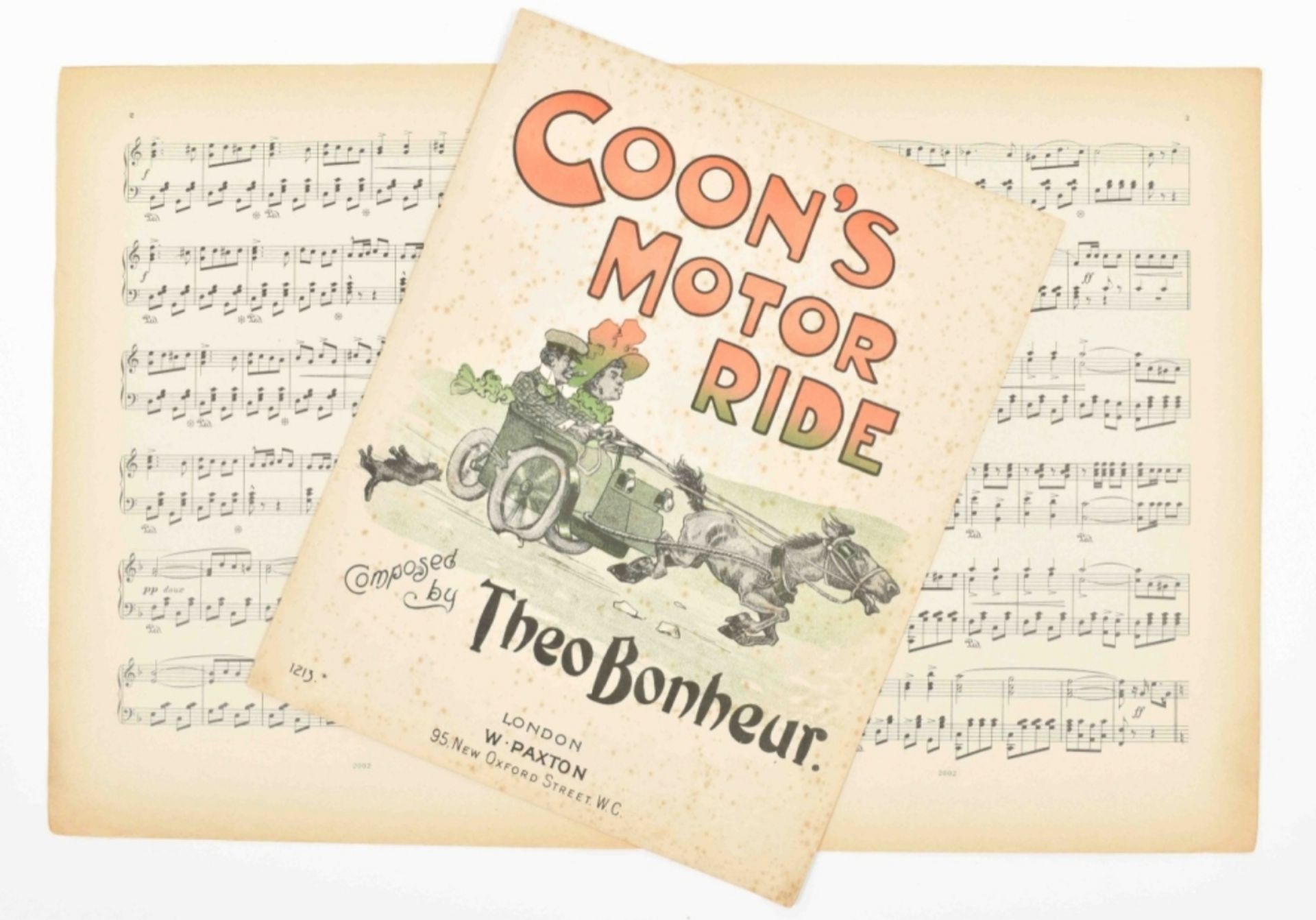 Collection of sheet music relating to cars - Image 7 of 8