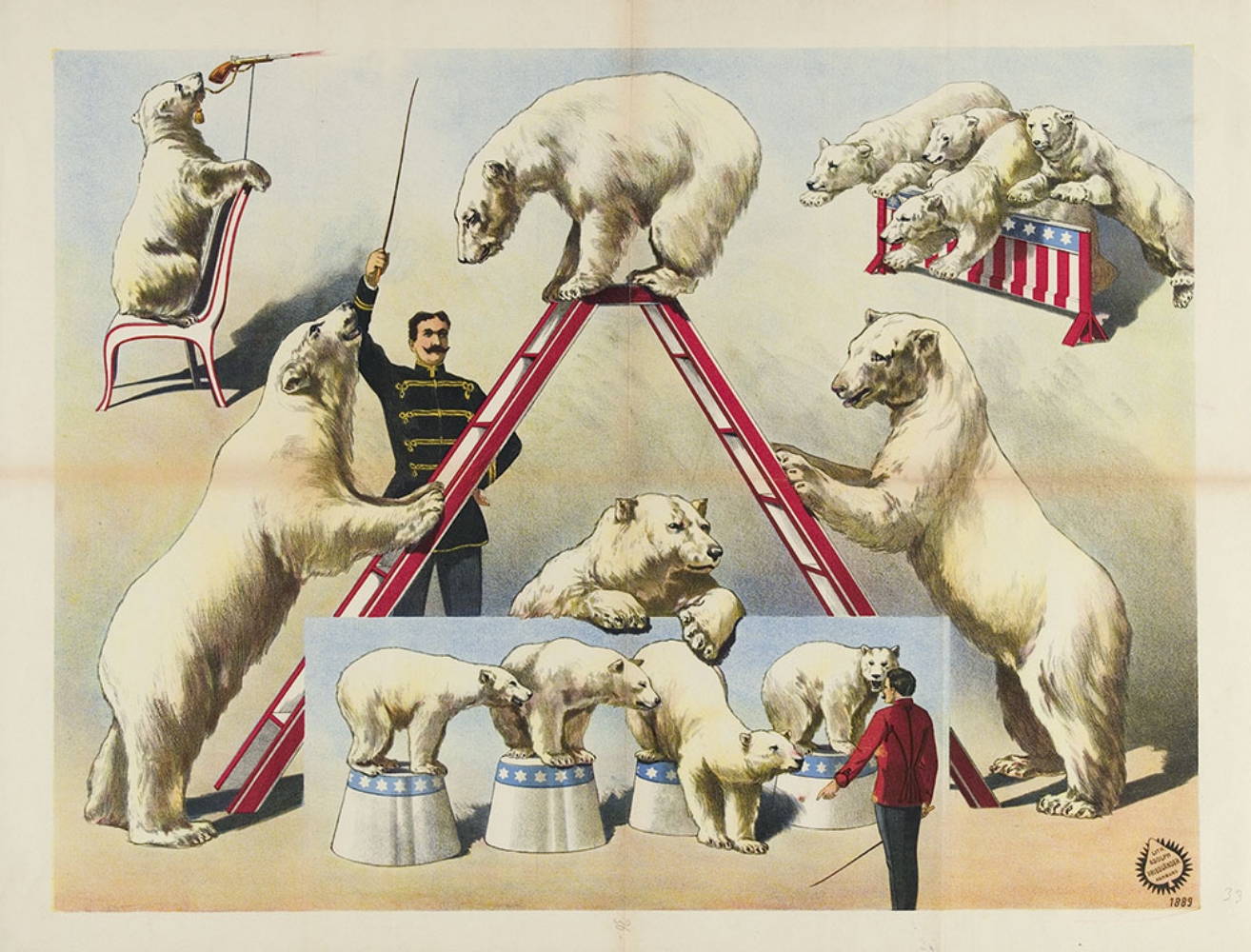 [Polar bears] "Tamer with polar bears"