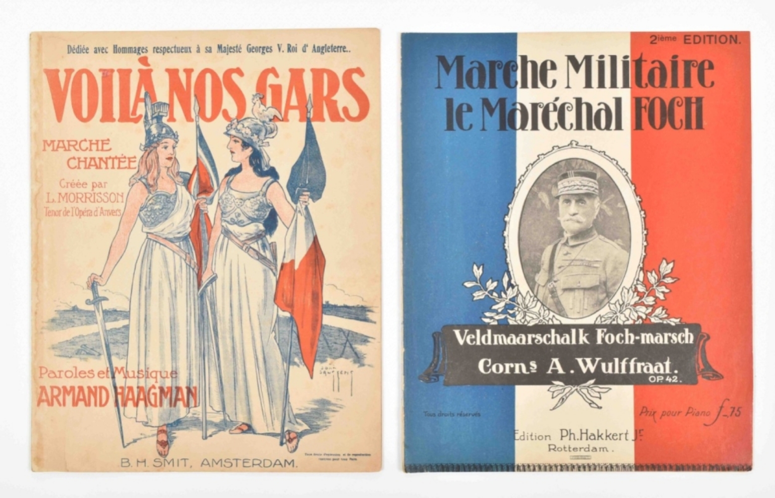 Collection of French military sheet music - Image 4 of 8