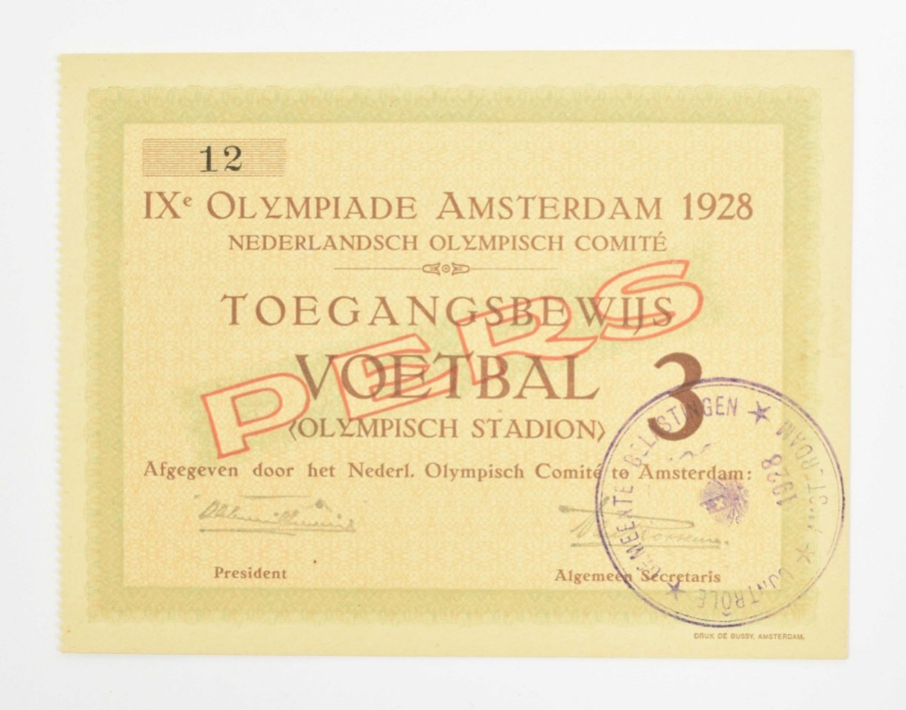 Collection of Olympic Games 1928 tickets - Image 3 of 5