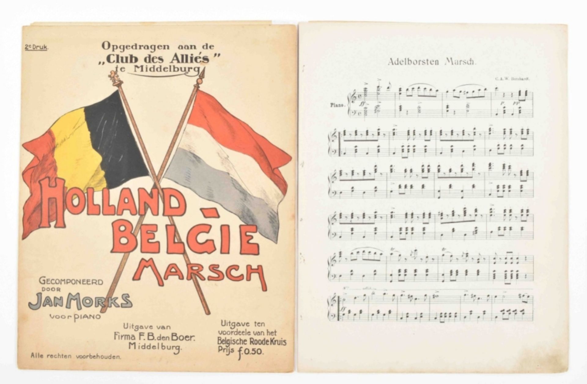 Collection of Dutch sheet music, ca. 1914-1918 - Image 6 of 10
