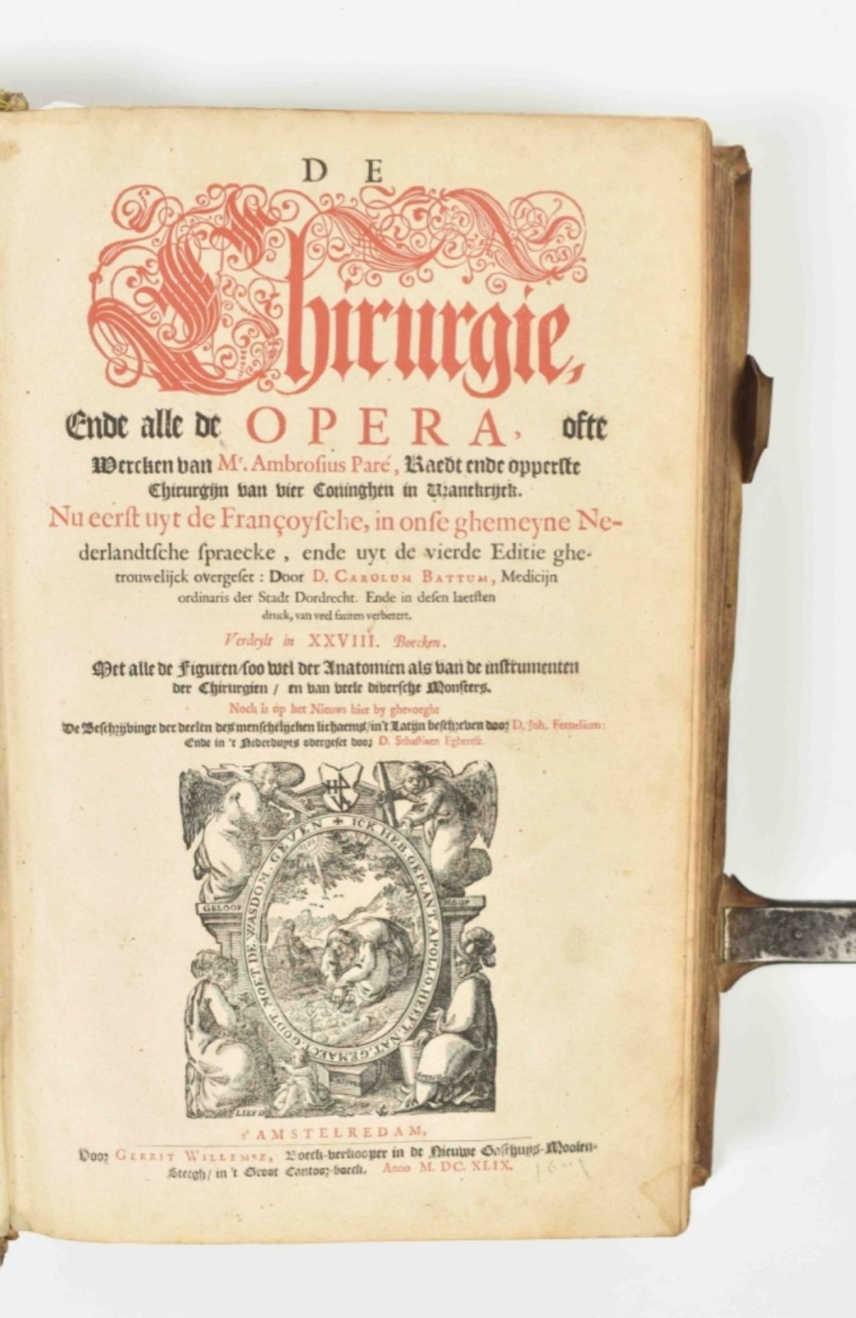 Ambroise Pare (1510-1590). De chirurgie ende alle de opera - Bild 5 aus 10