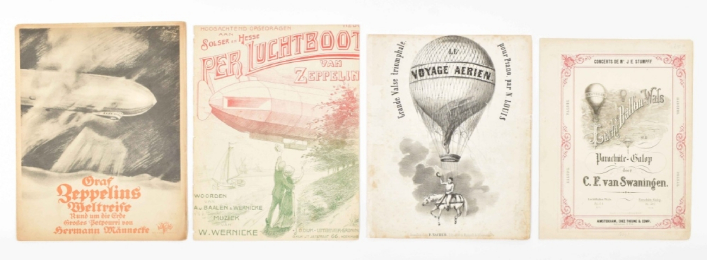 Collection of sheet music about airplanes, - Image 4 of 7