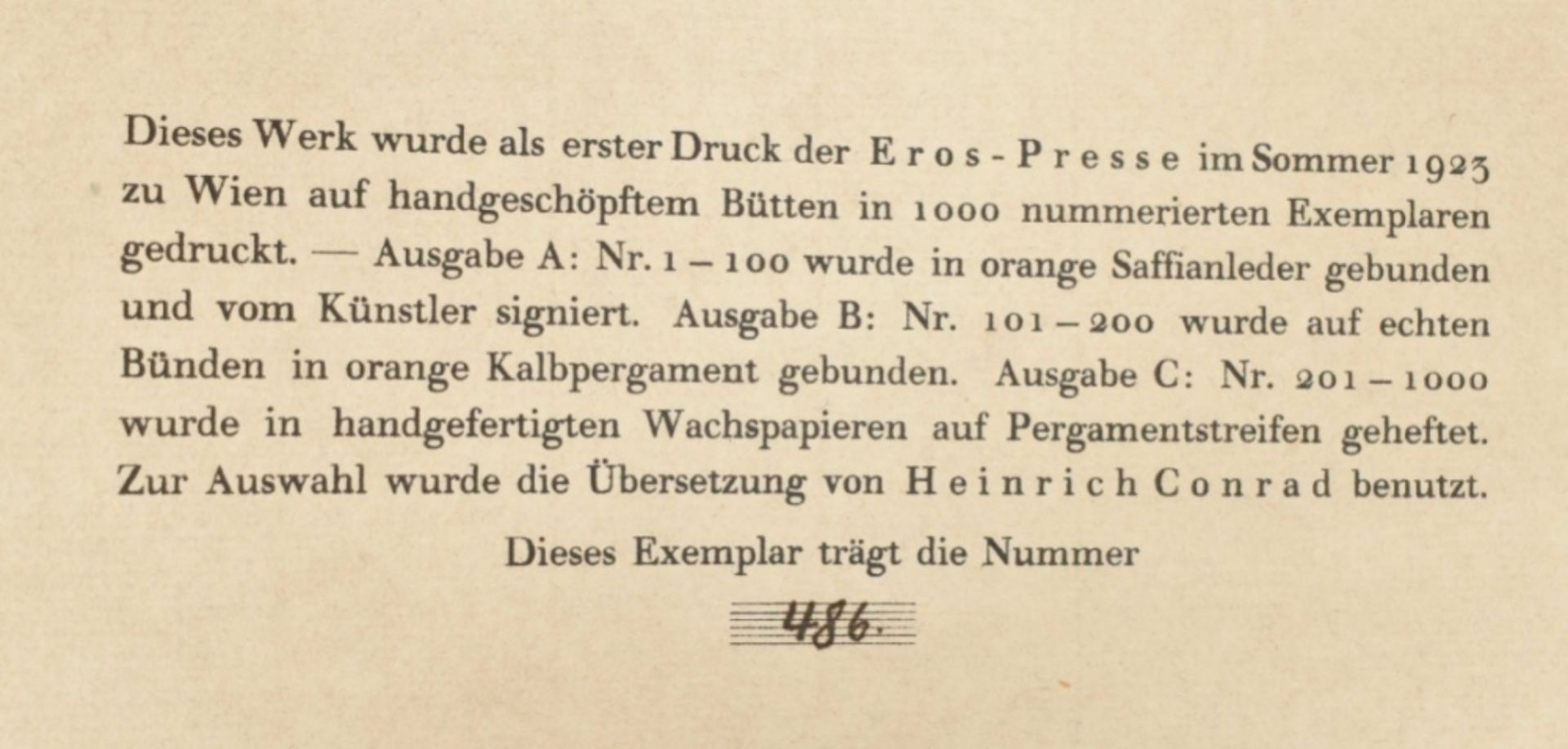 Casanova de Seingalt. Fünf Episoden - Image 8 of 8