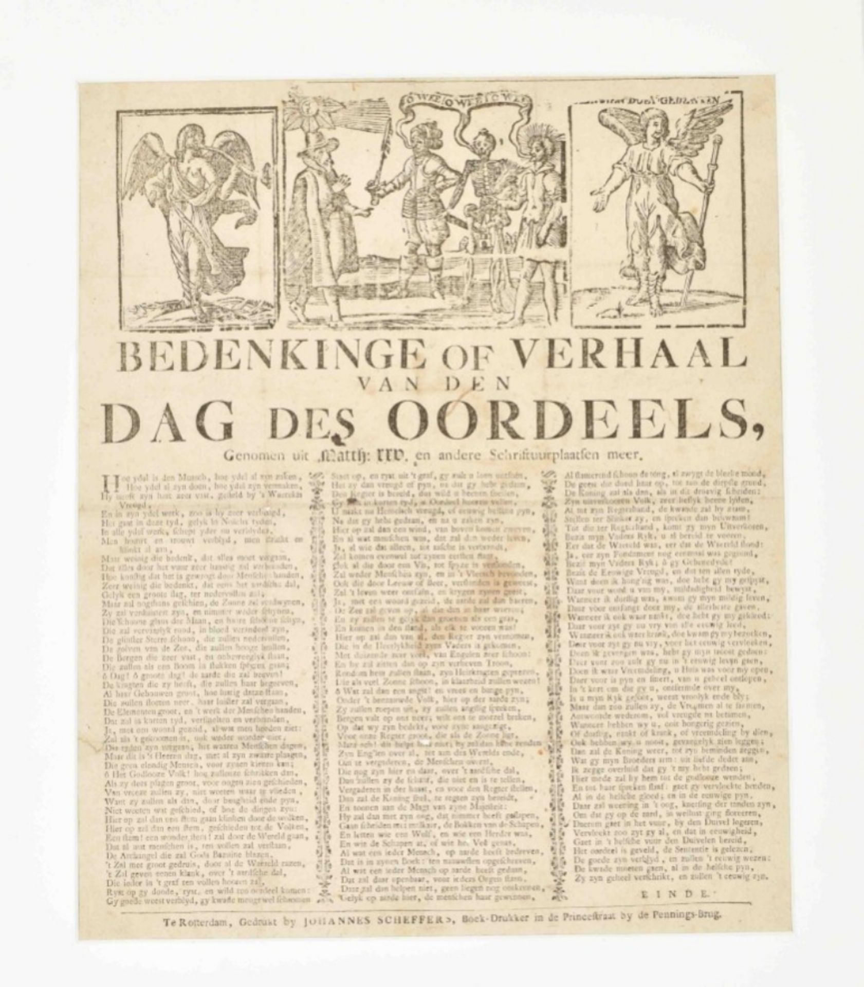 Collection of 14 (rare) letterpress lvs.: "Bedenkinge of verhaal - Image 4 of 9