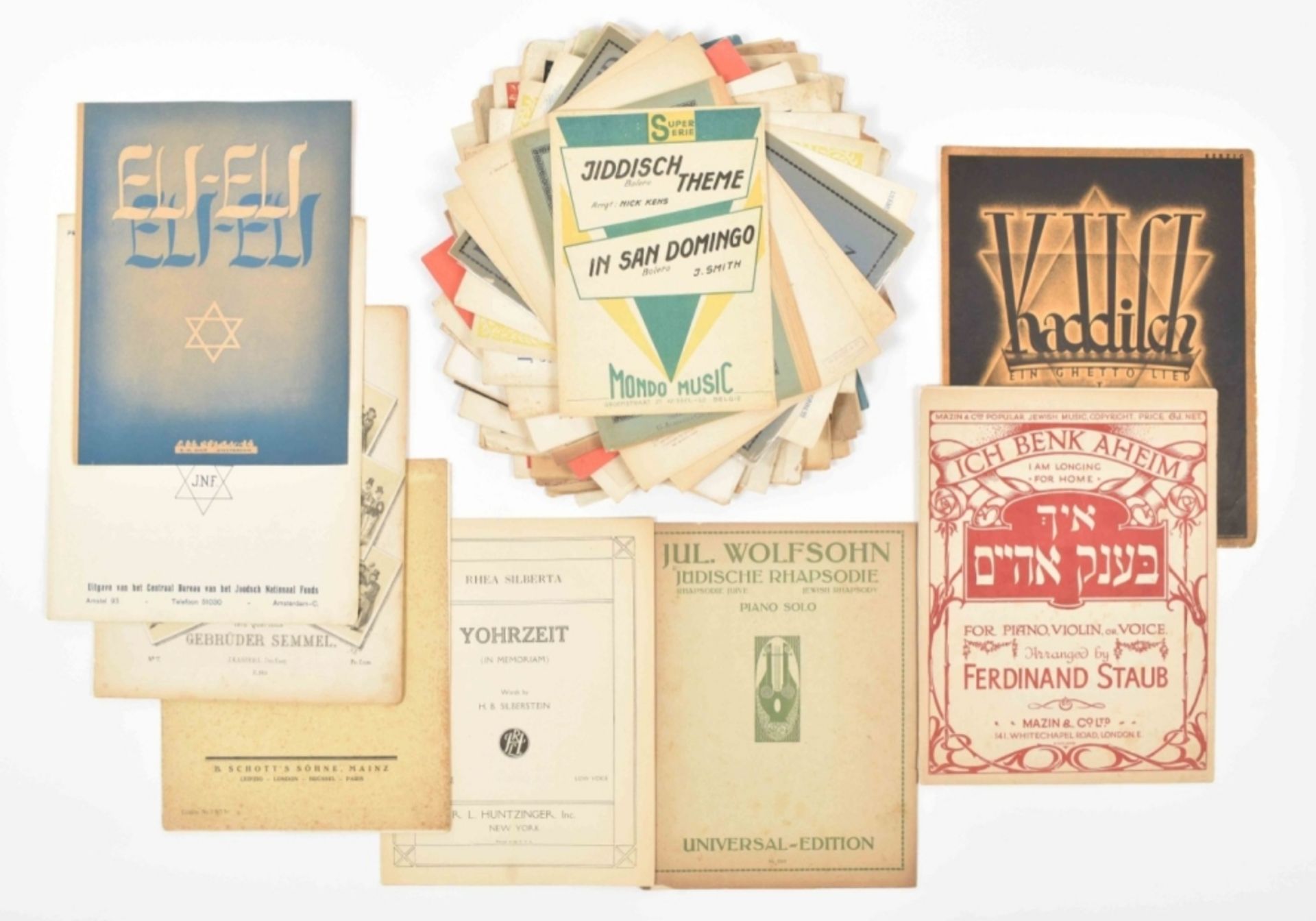 Collection of Jewish sheet music - Bild 4 aus 8
