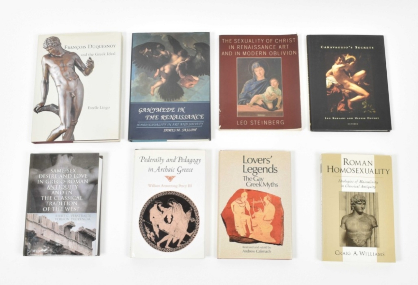 Eight titles on Greek, Roman and Renaissance homosexuality