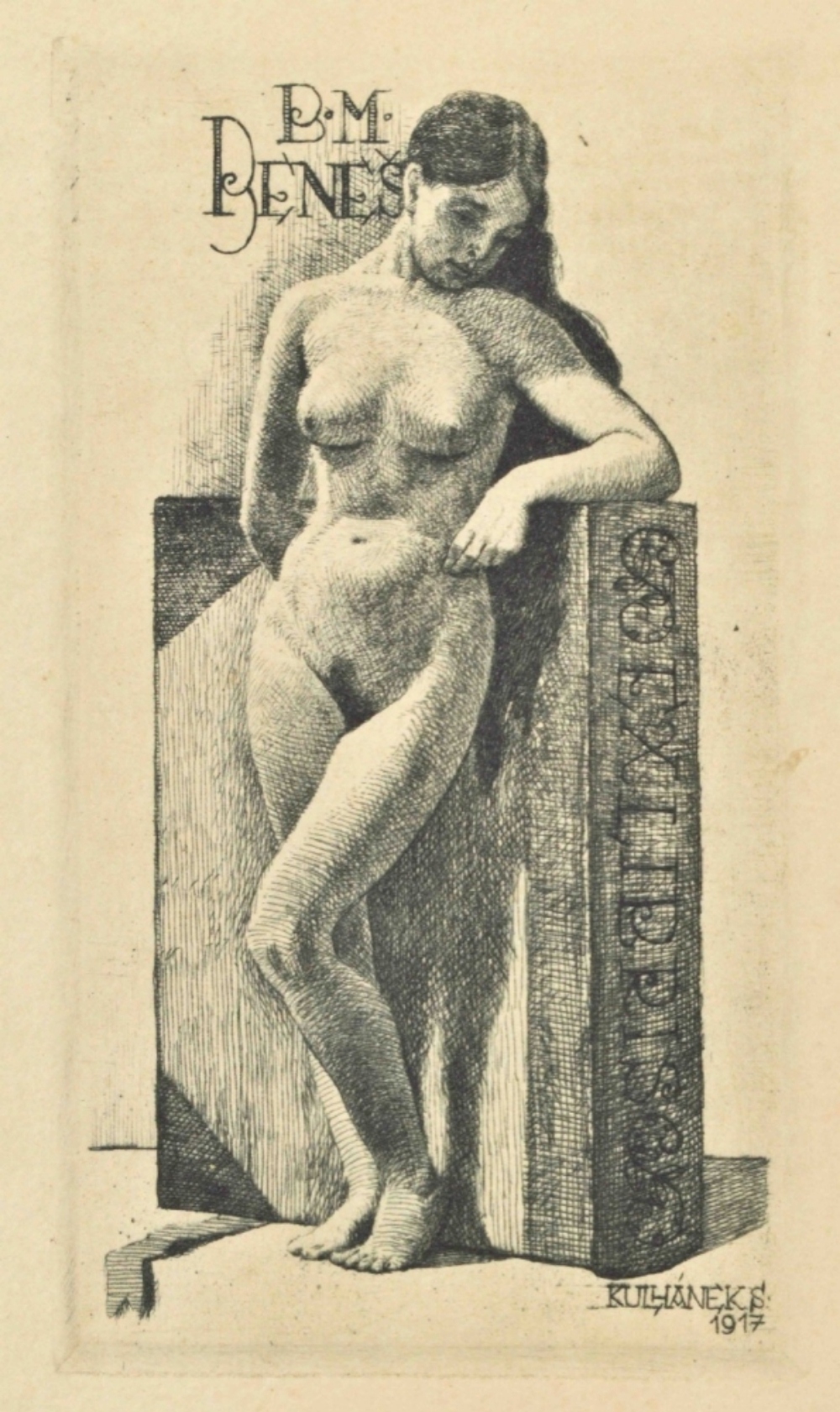 Adolf Kunst (1882-1937). Seventeen ex libris - Image 5 of 10