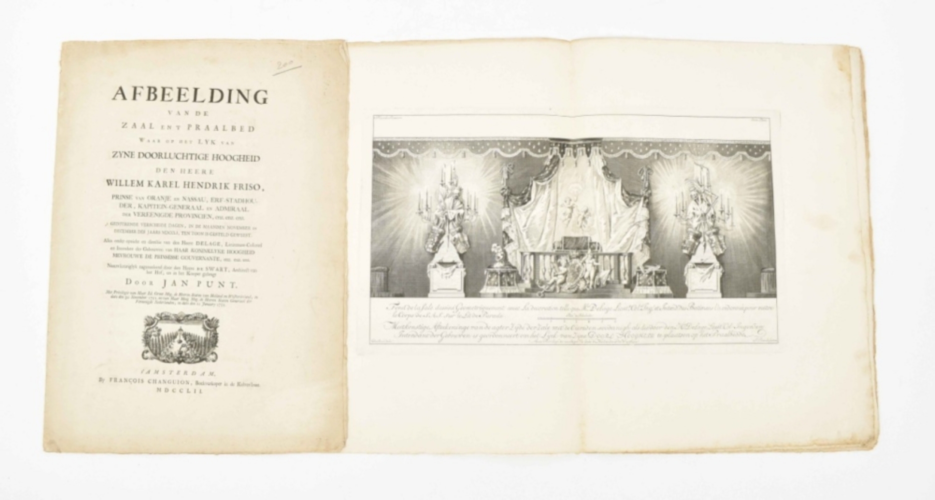 Collection of prints and print series concerning the death of William IV, Prince of Orange - Image 6 of 7