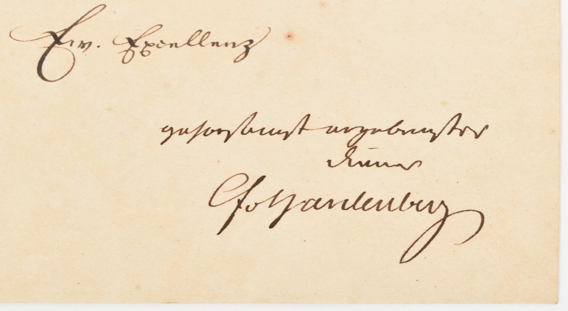 Karl August Prinz von Hardenberg (1750-1822). Signed letter - Image 3 of 10