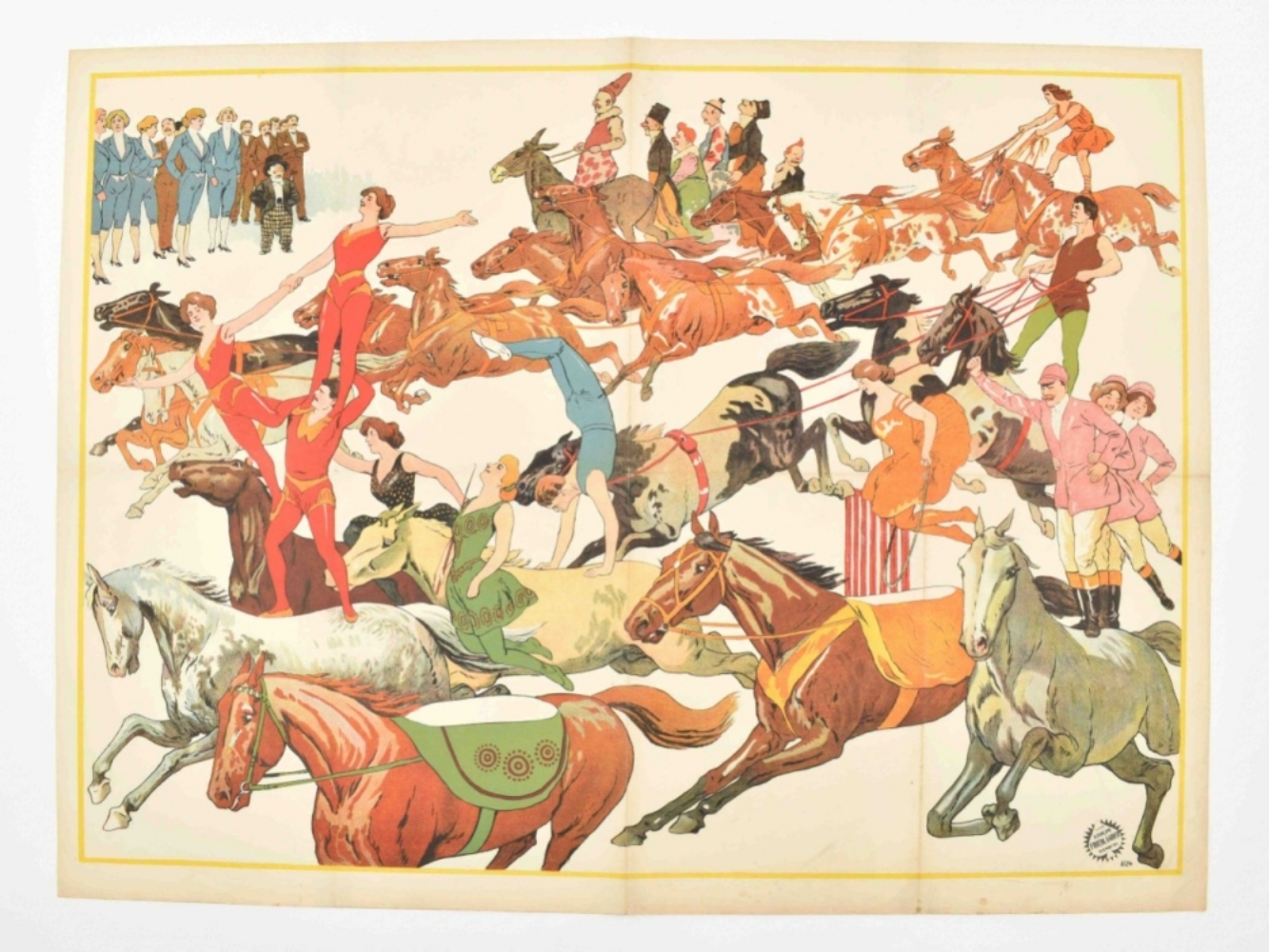 [Horses. Vaulting] "Numerous vaulting acts" - Image 8 of 8