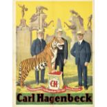 [Tigers. Hagenbeck] Heinrich Hagenbeck, Carl Hagenbeck, Lorenz Hagenbeck