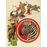 [Camels. Sea lions. Zebras] "Dressage of various animals"