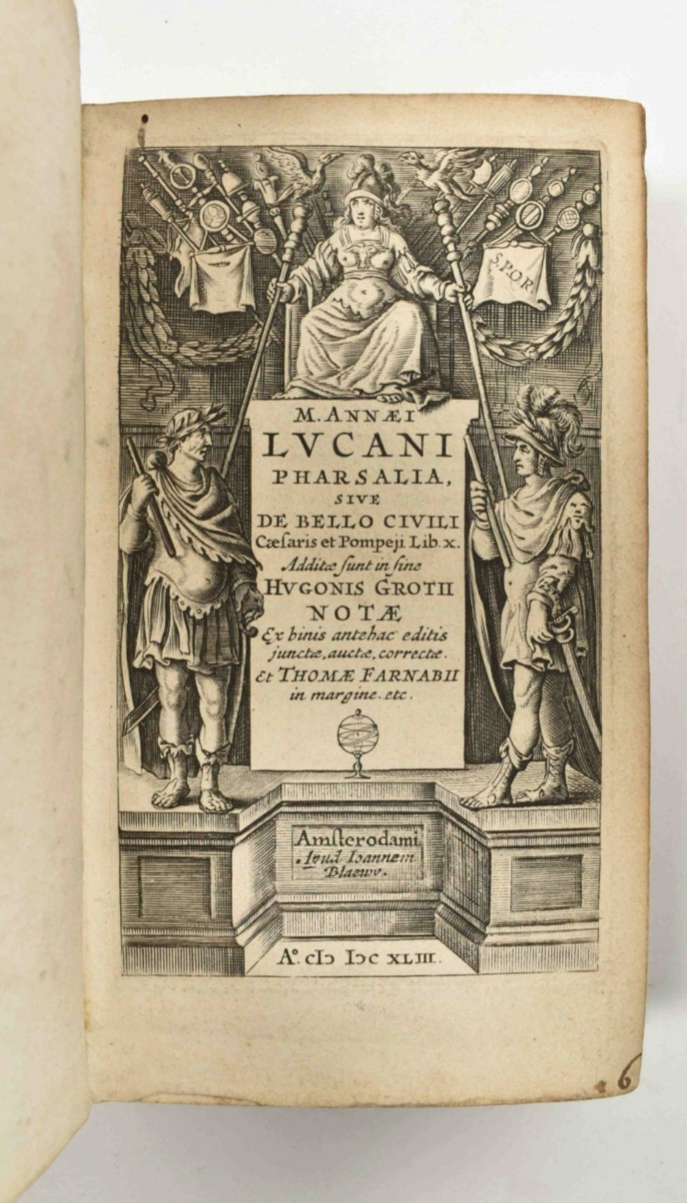 Three titles: Hugo Grotius. Poemata Omnia - Image 4 of 6