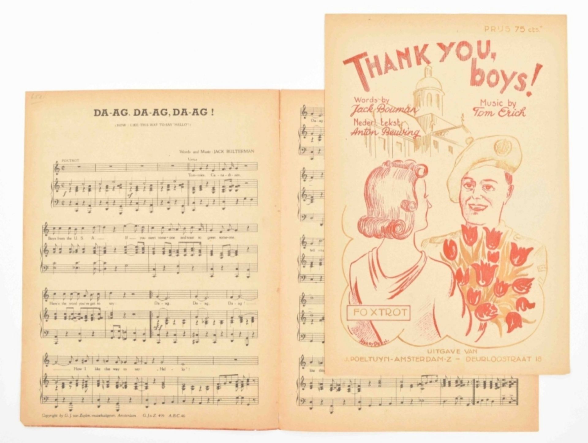 Collection of sheet music, ca. 1939-1945 - Image 7 of 8