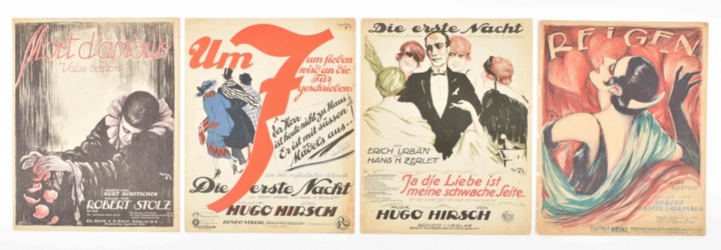 Collection of sheet music w. covers des. by Ortmann - Image 3 of 8