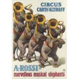[Elephants. Corty-Althoff] A. Rossi's Marvellous Musical Elephants
