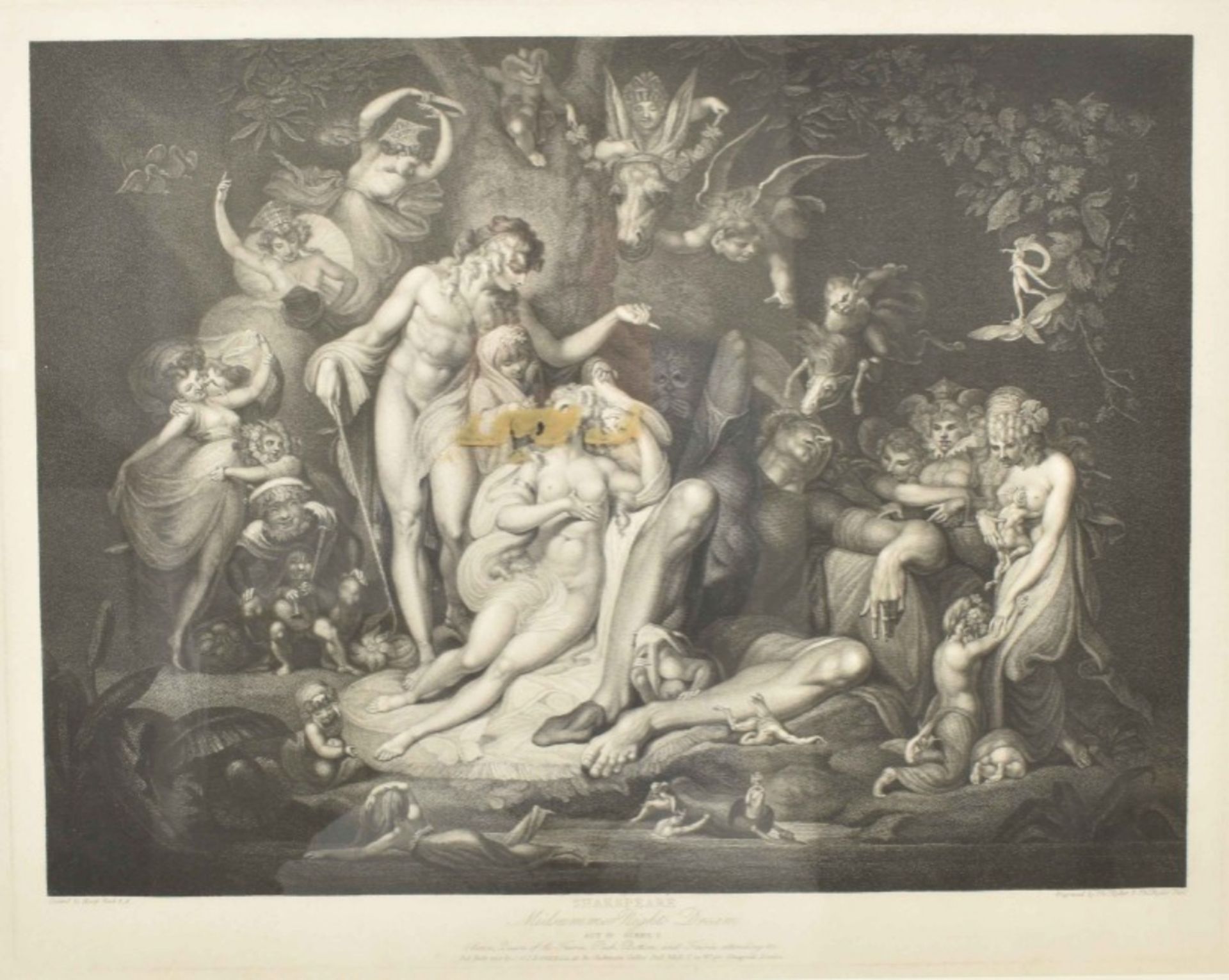 J.P. Simon after Henry Fuseli (1741-1825). Midsummer's Nights Dream - Image 7 of 8