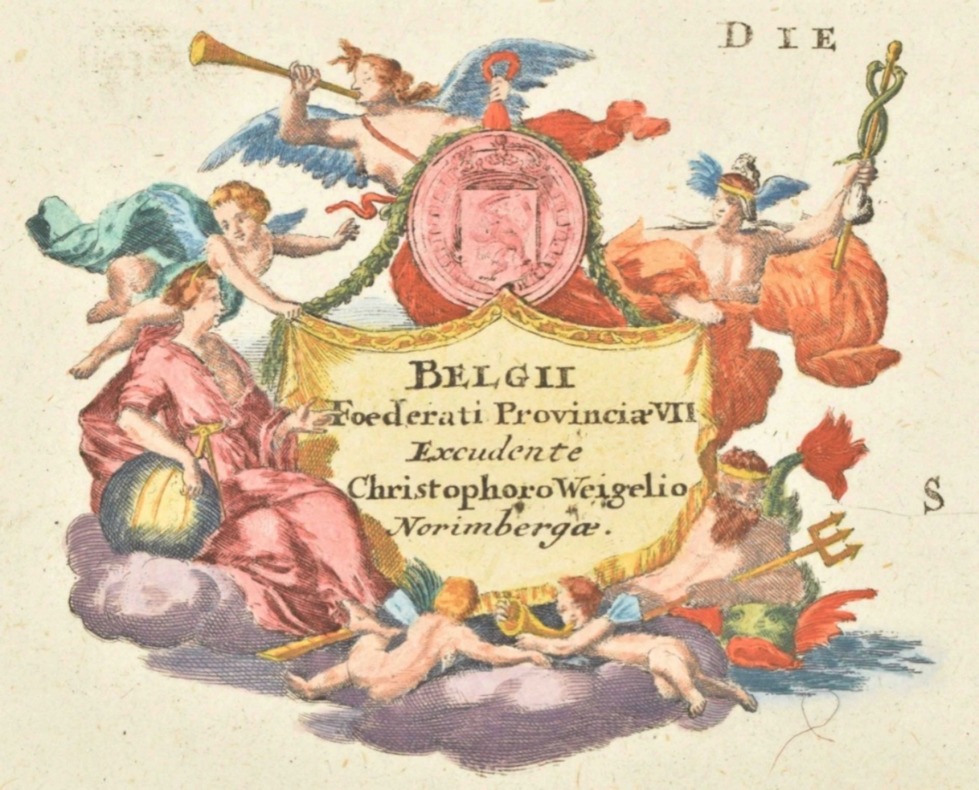 9 maps: Petrus Kaerius. Novus XVII Inferioris Germaniae - Image 2 of 10