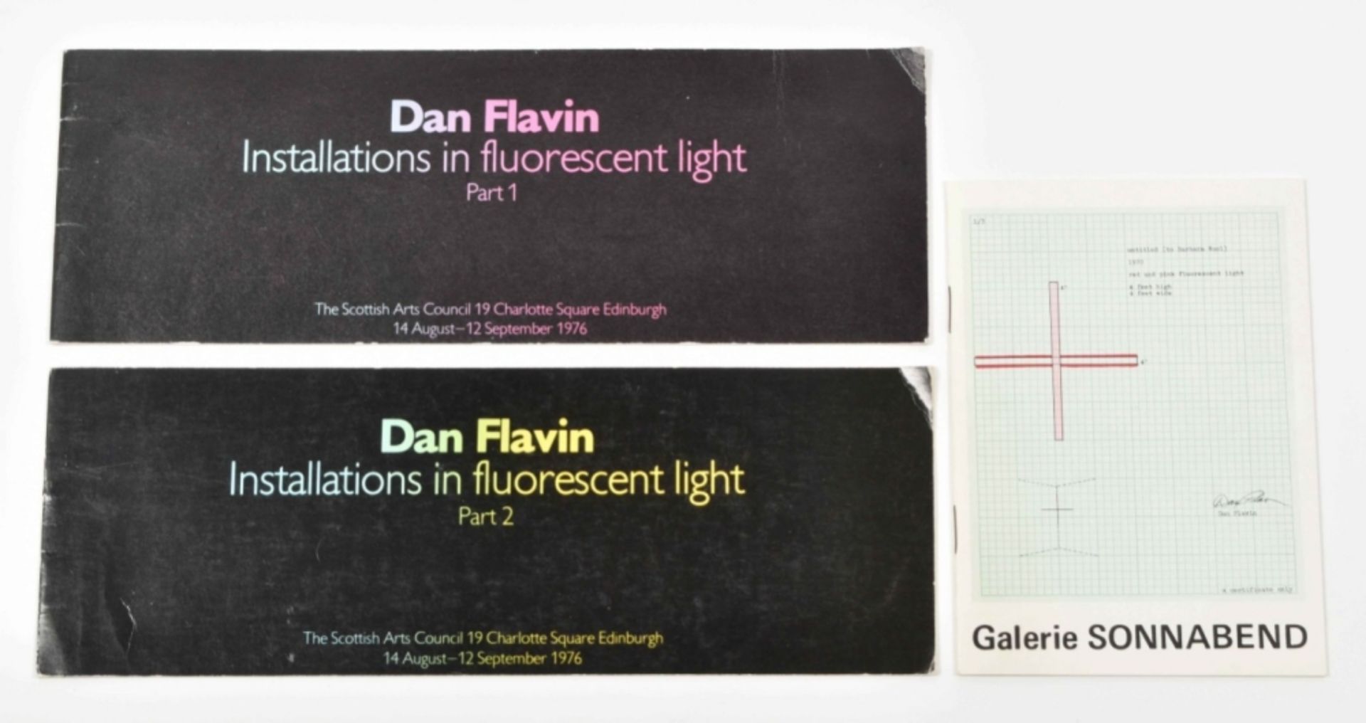 Dan Flavin, Installations in fluorescent light Part 1 and 2