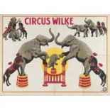 [Elephants. Horses] Circus Wilke