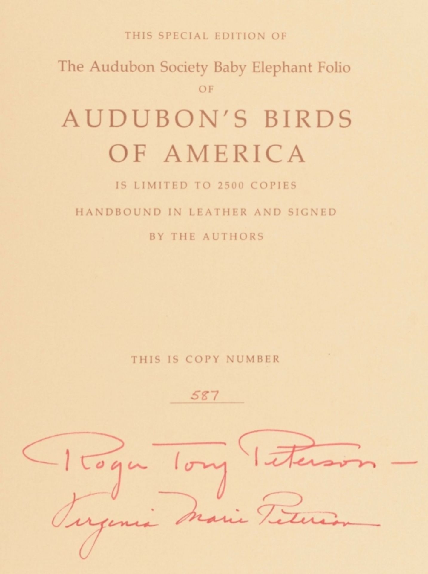 R. and V. Peterson. Audubon's Birds of America - Image 3 of 6