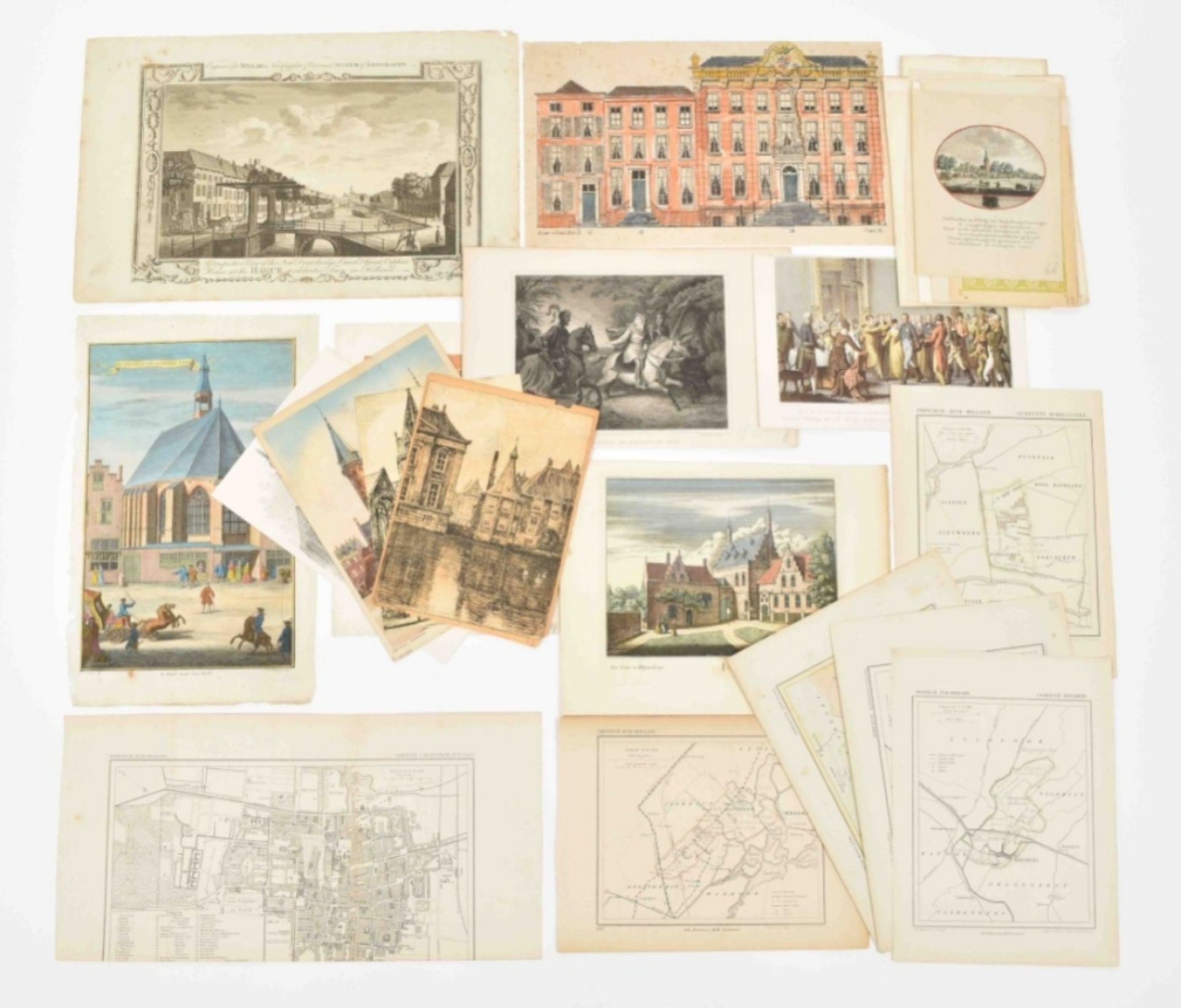 Collection of prints of The Hague