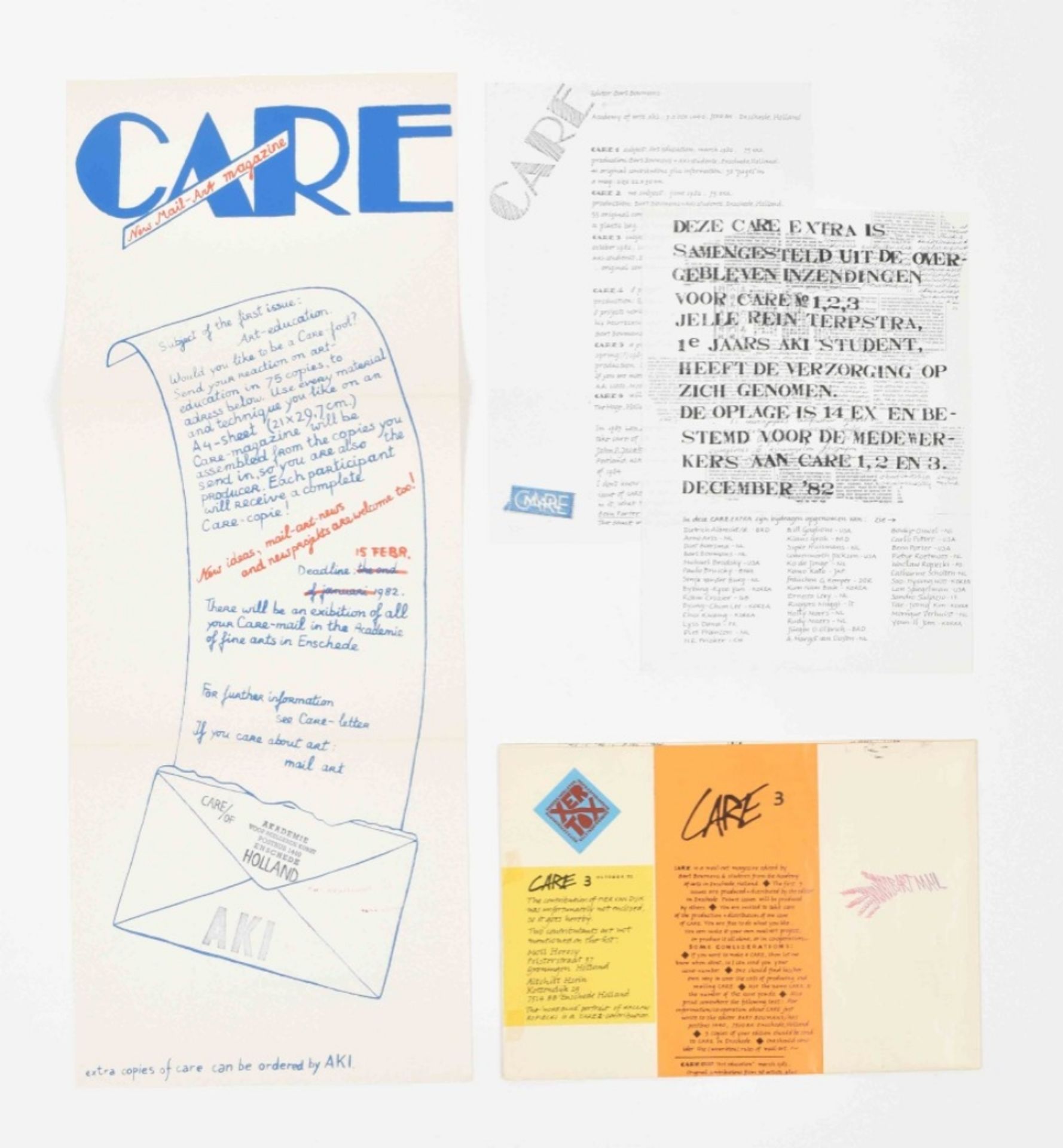 Care, rare mail art assembling magazine, set of 6 issues - Image 10 of 10