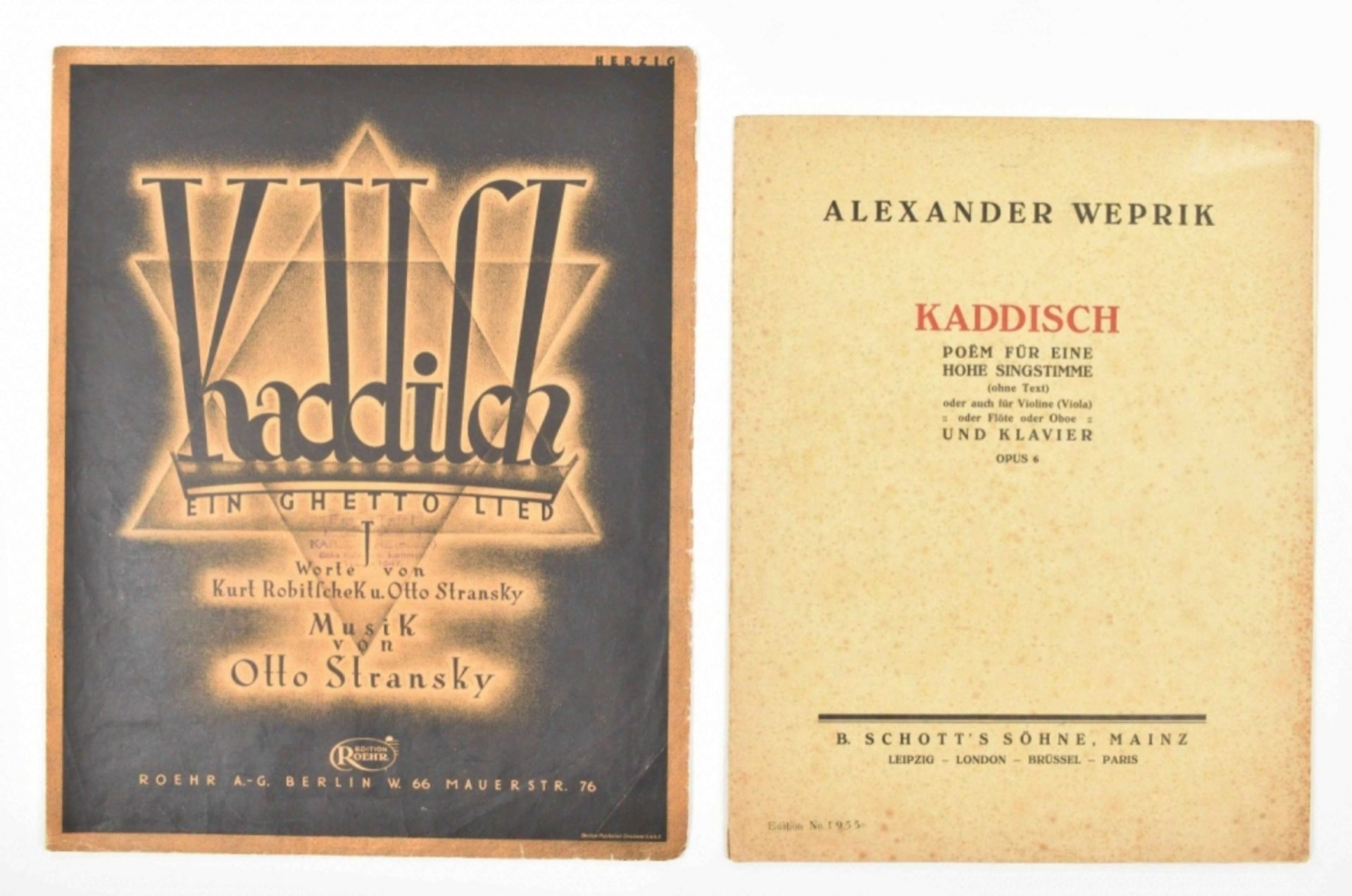 Collection of Jewish sheet music - Bild 7 aus 8