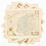 Six maps of Hondius: Frisia Occidentalis