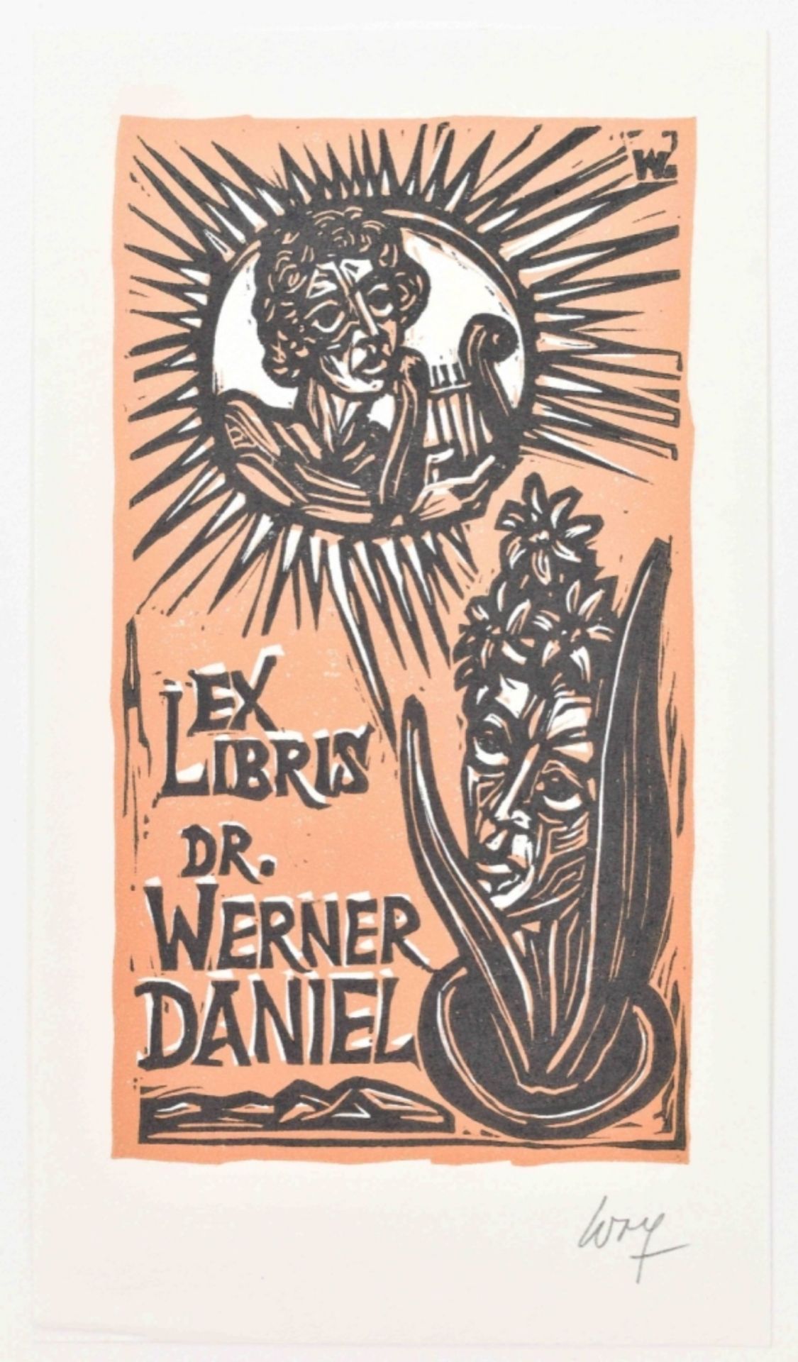 Collection of approx. 175 ex libris - Image 2 of 7