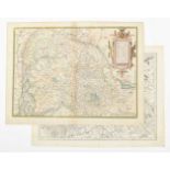 Two maps: Jacob van Deventer. Brabantiae Germaniae
