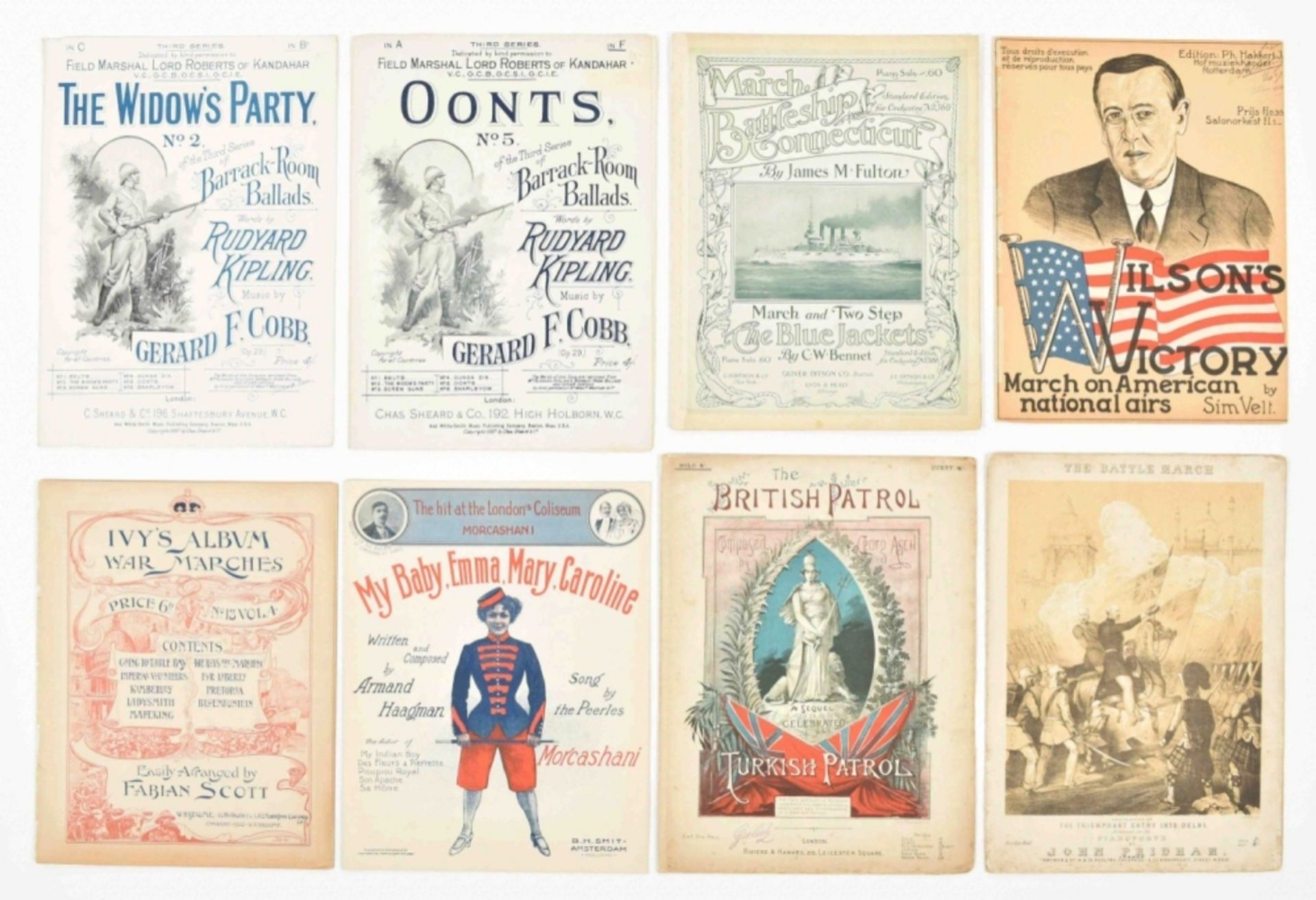 Collection of British and American military sheet music - Image 7 of 10