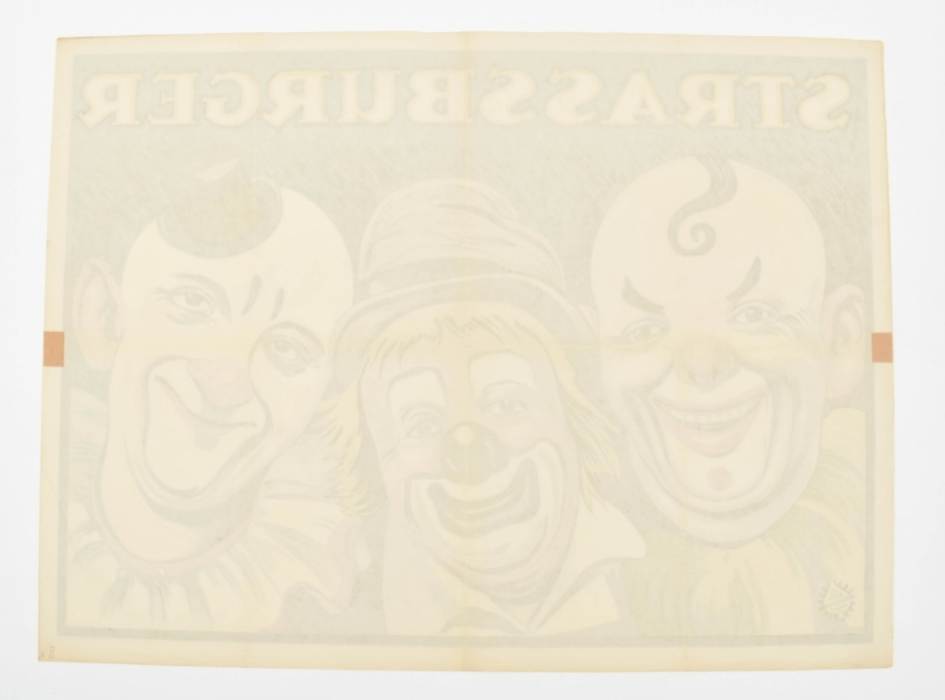 [Strassburger] "Portrait of three clowns" - Image 2 of 7