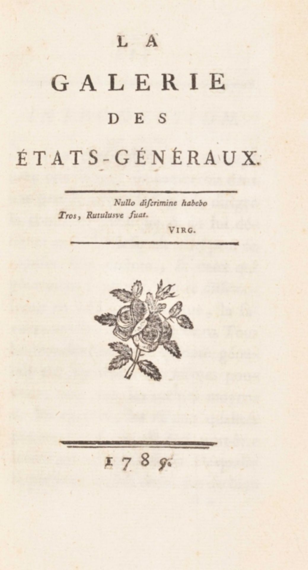 Two (rare) titles: A. de Rivarol, H.G. Mirabeau - Image 3 of 4