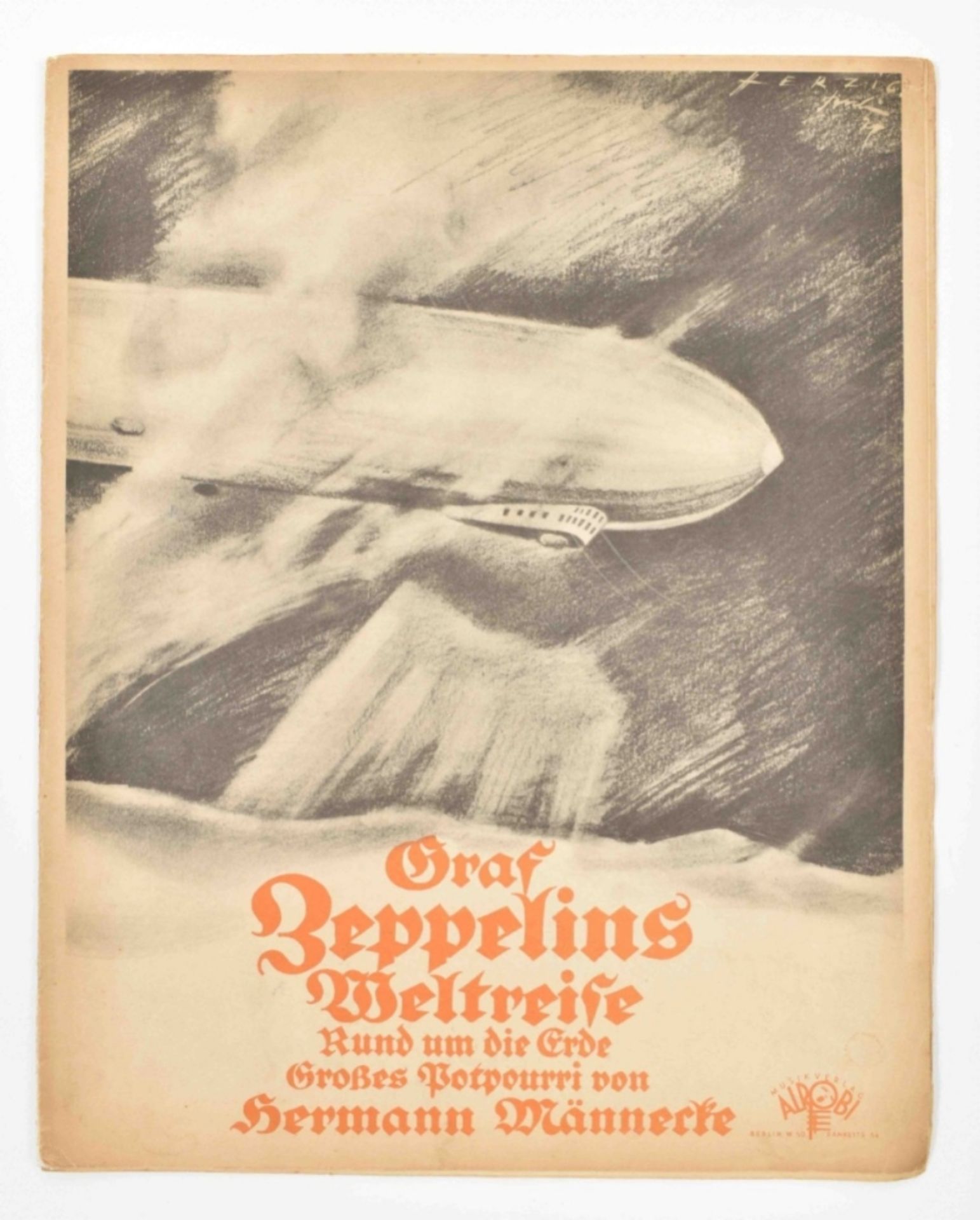 Collection of sheet music about airplanes, - Image 7 of 7